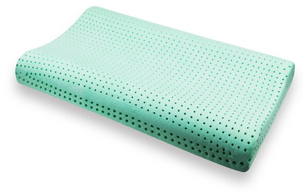Prírodný vankúš ideálny pre spánok na chrbte Bio Wave, 42x72 cm