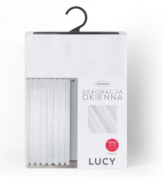 ZÁCLONA NA PÁSKE LUCY 300X300 CM BIELA