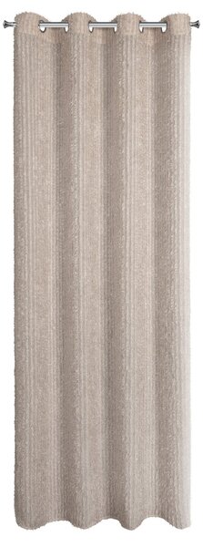 ZÁVES NA KRÚŽKOCH EVA MINGE TIFFANY 135X250 CM BÉŽOVÁ