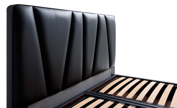 Čalúnená posteľ Ventura Boxspring Lift, Wooden Oak, Sin Cassa Grey 615, 180x200 cm