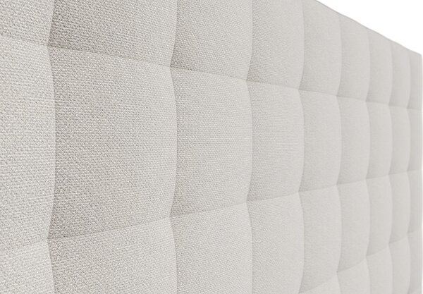 Čalúnená posteľ Garland Boxspring Elite, Wooden Oak, Prato Cream, 180x200 cm