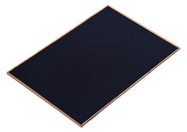 Kondela OSEN 0000291121 - odkladacia podložka na sedačku 48x32x1cm prírodný banbus/čierna plsť