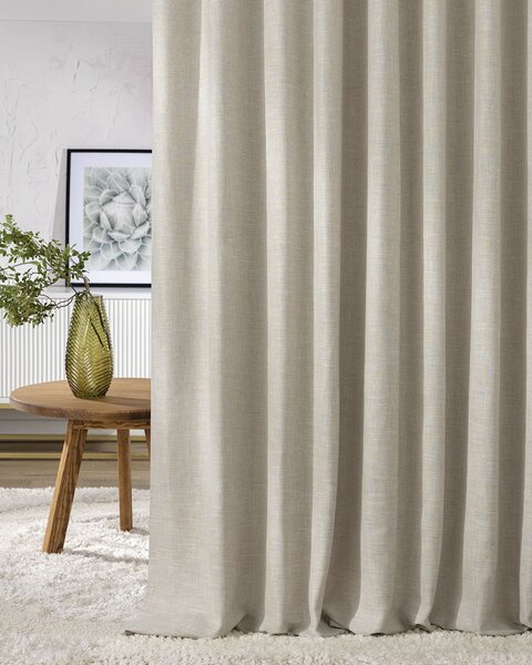 Zaves s riasením WAVE farba produktu béžová látka zapletaná
