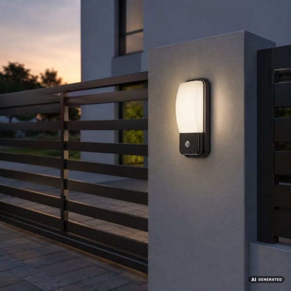 Rabalux 77233 - LED Vonkajšie nástenné svietidlo so senzorom MATZEN 20W/230V IP65