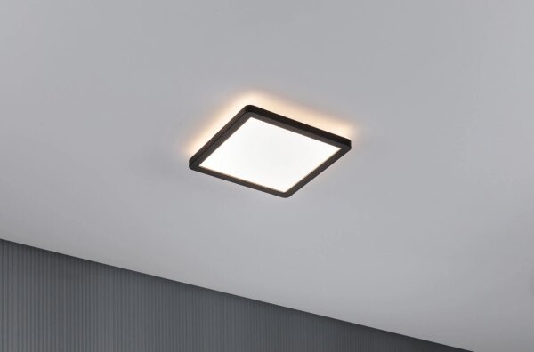 Paulmann 79920 - LED/11,2W stmievateľný panel ATRIA 230V 3000K 19x19 cm čierny