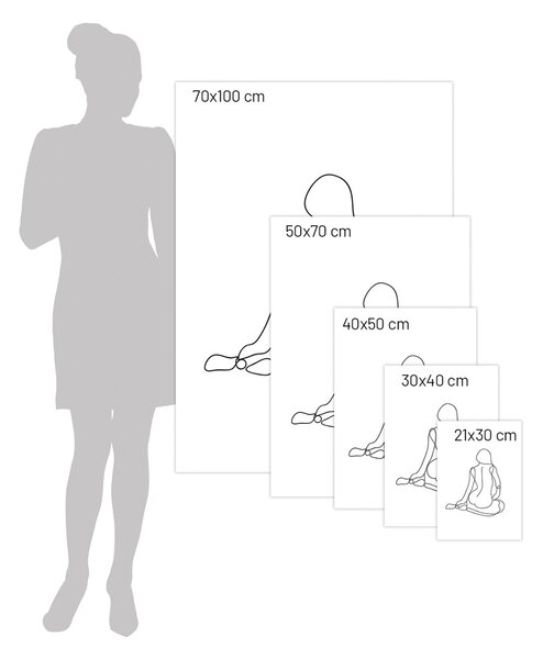 Plagát Figure Line I