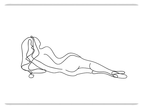Plagát Figure Line III
