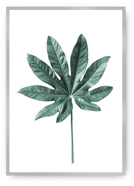 Plagát Leaf Emerald Green
