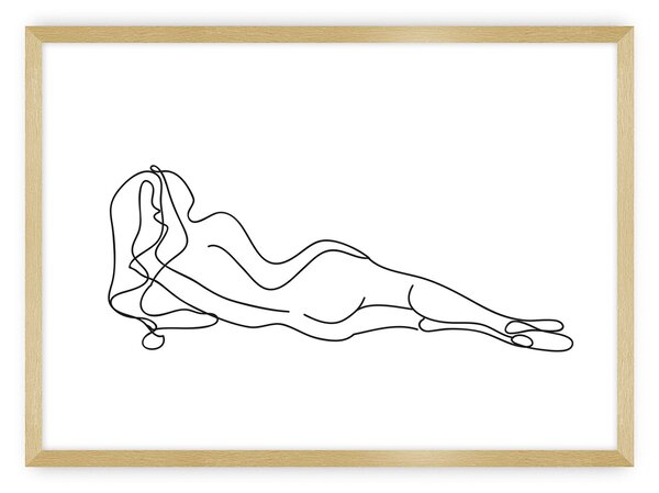 Plagát Figure Line III