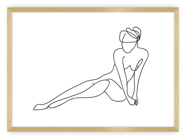 Plagát Figure Line II