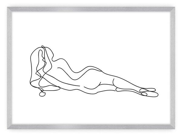 Plagát Figure Line III