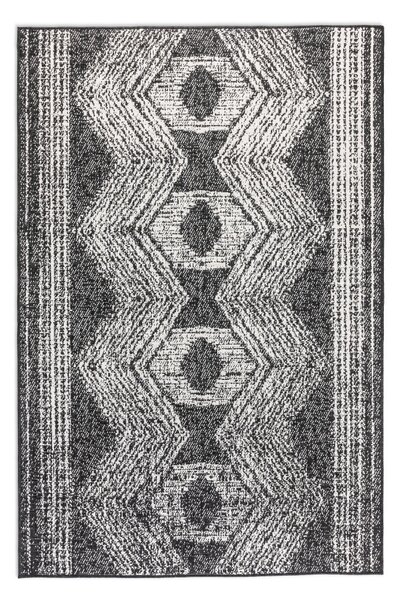 ELLE Decoration koberce Kusový koberec Gemini 106009 Black z kolekcie Elle – na von aj na doma - 80x150 cm