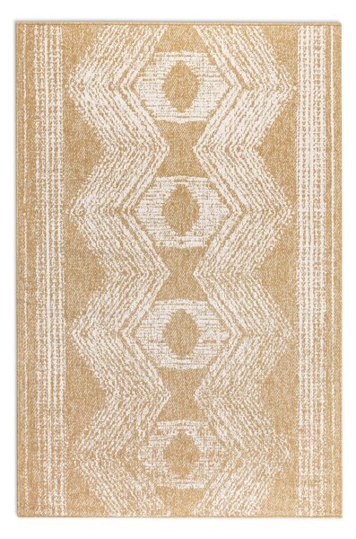 ELLE Decoration koberce Kusový koberec Gemini 106012 Ochre z kolekcie Elle – na von aj na doma - 120x170 cm