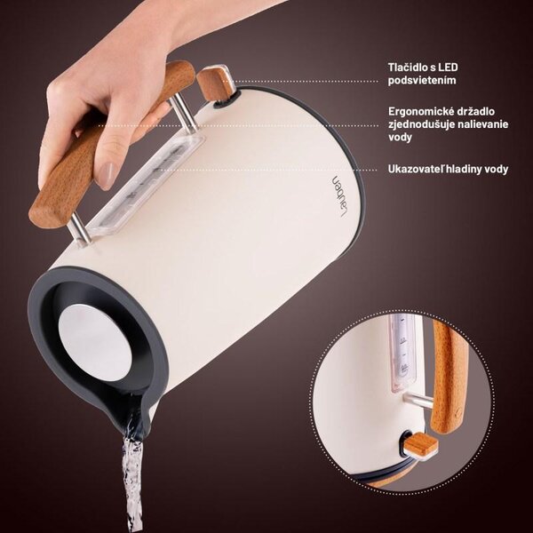 Lauben Electric Kettle 17CR - Rýchlovarná kanvica