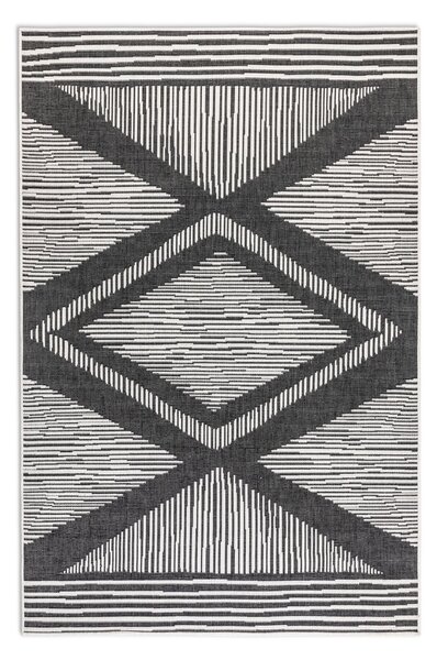 ELLE Decoration koberce Kusový koberec Gemini 106014 Black z kolekcie Elle – na von aj na doma - 80x150 cm