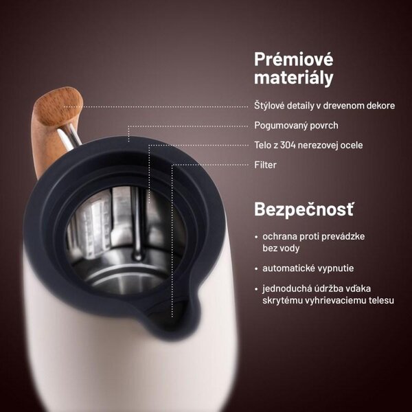 Lauben Electric Kettle 17CR - Rýchlovarná kanvica