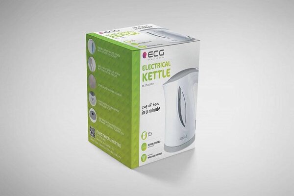 ECG RK 1758 Grey - Rýchlovarná kanvica
