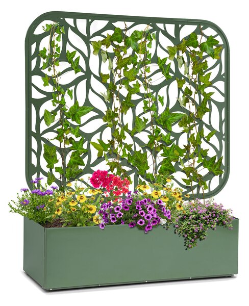 Blumfeldt Almere, súprava kvetináčov a mreží, 110 x 140 x 40 cm, kovové, interiérové / exteriérové