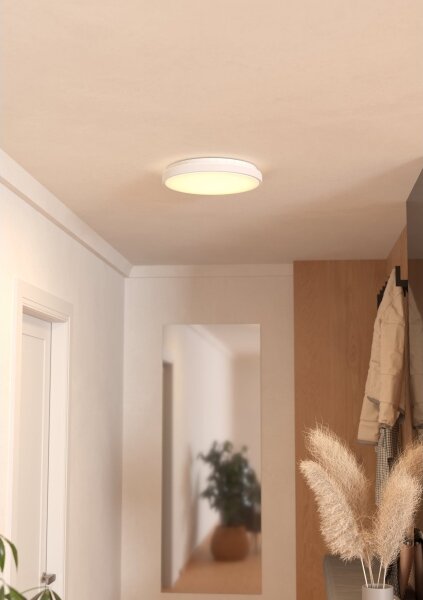 Eglo 300689 -LED RGBW stmievateľné stropné svietidlo MONTARELLINO-Z LED/18,5W/230V biela + diaľkový ovládač