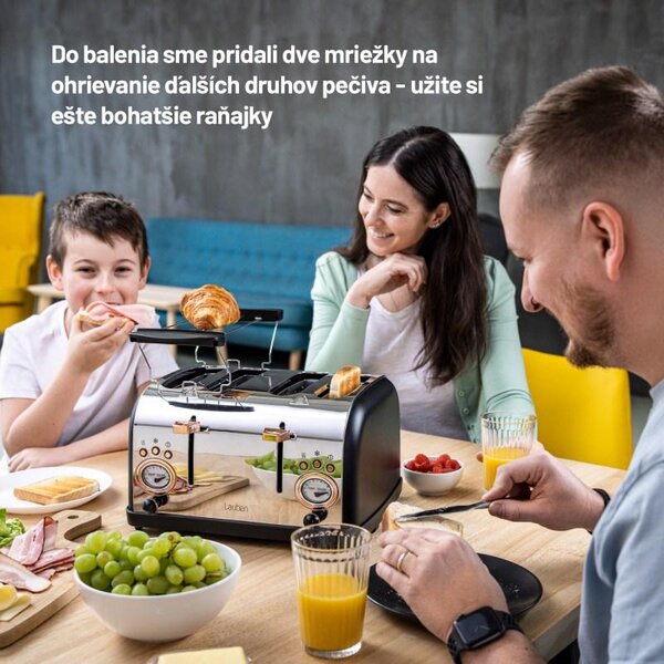Lauben 4 Slice Toaster 1500BC - Hriankovač