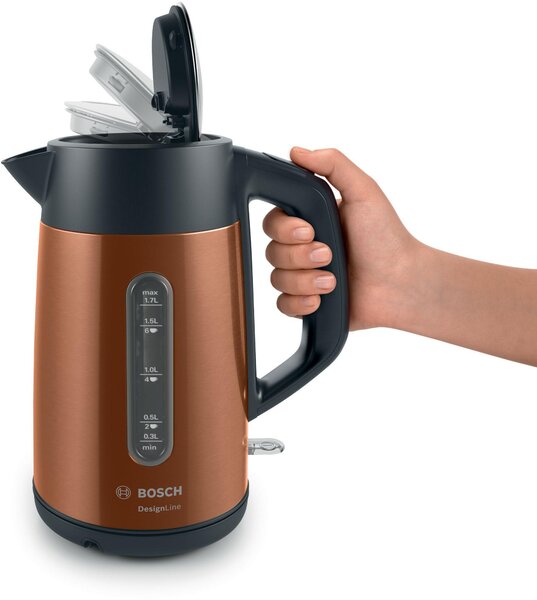 Bosch TWK 4P439 - Rýchlovarná kanvica nerez medená