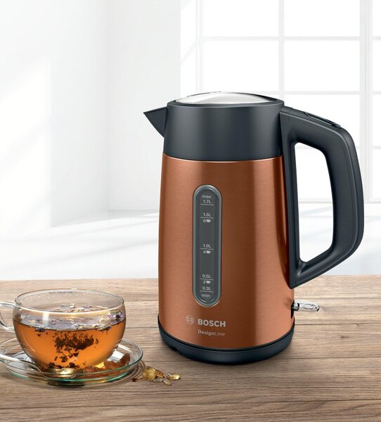Bosch TWK 4P439 - Rýchlovarná kanvica nerez medená