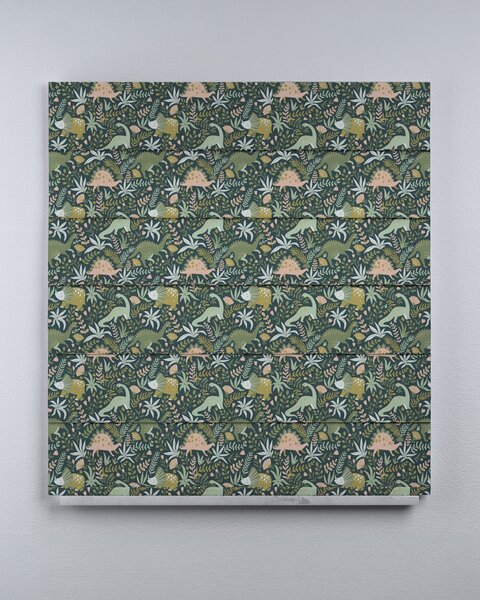 DUO Rímska roleta farba produktu zelená látka vzorované