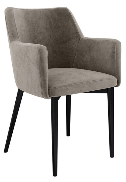 Mirjan24 Stolička Ralido, Dostupné poťahy: Magic Velvet 2240, Farby nožičiek: čierna 5903211284847