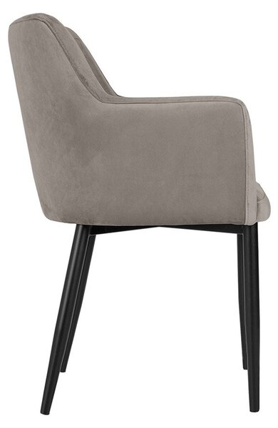 Mirjan24 Stolička Ralido, Dostupné poťahy: Magic Velvet 2240, Farby nožičiek: čierna 5903211284847