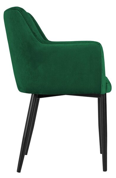 Mirjan24 Stolička Ralido, Dostupné poťahy: Magic Velvet 2240, Farby nožičiek: čierna 5903211284847