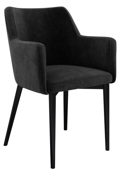 Mirjan24 Stolička Ralido, Dostupné poťahy: Magic Velvet 2240, Farby nožičiek: čierna 5903211284847