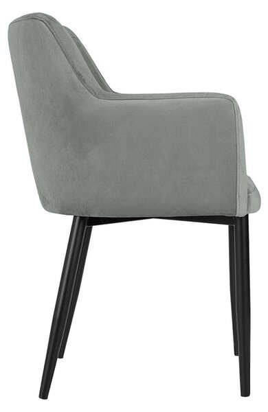 Mirjan24 Stolička Ralido, Dostupné poťahy: Magic Velvet 2240, Farby nožičiek: čierna 5903211284847