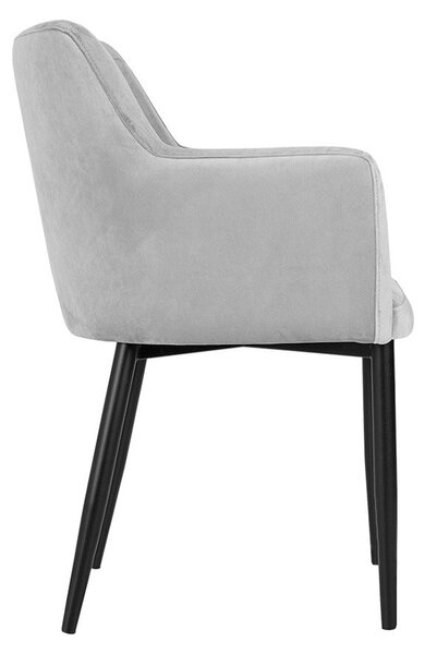 Mirjan24 Stolička Ralido, Dostupné poťahy: Magic Velvet 2240, Farby nožičiek: čierna 5903211284847