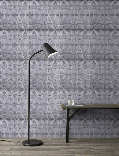 Samolepiace penové 3D panely RS011-3, cena za kus, rozmer 70 x 69 cm, diamant sivý, IMPOL TRADE
