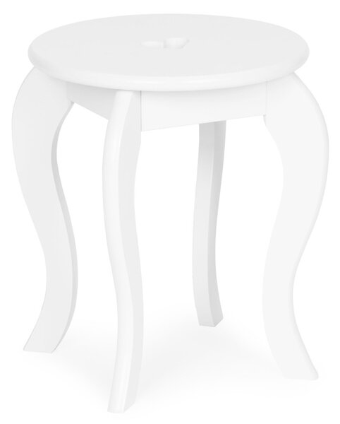 Detský drevený toaletný stolík EcoToys biely