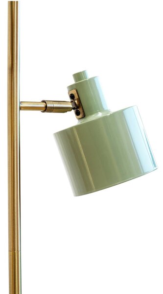 Dyberg Larsen Stojacia lampa Ocean, olivová, výška 160 cm, 2-pl., Zelená, Obývacia izba / jedáleň, kov, Škandinávsky, Stojaca lampa