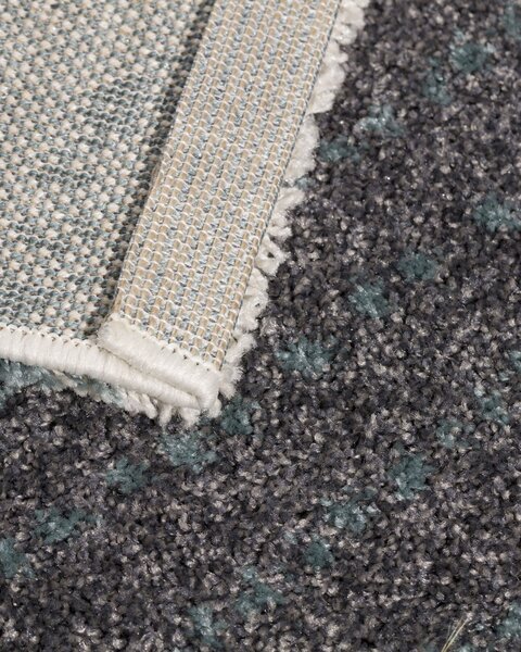 Koberec Modern Teal blue-dark grey 160x230cm