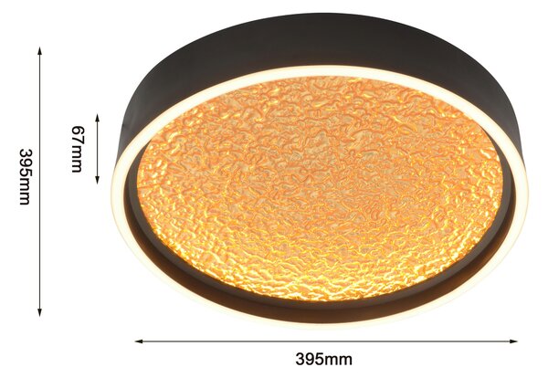 STROPNÉ LED SVIETIDLO, 40/40/6,5 cm - Interiérové svietidlá