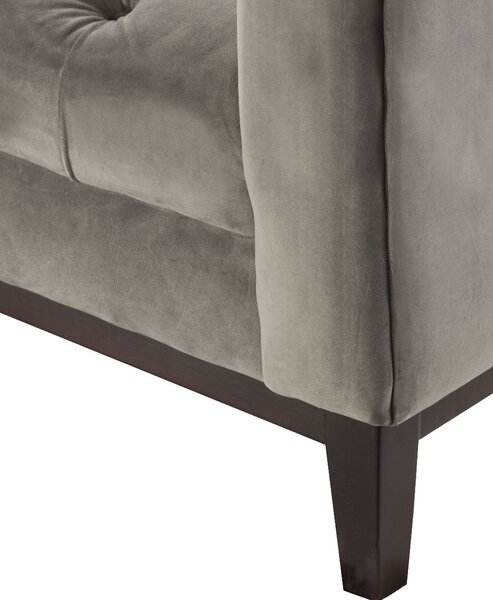 Pohovka Velvet Elite grey pre 3 osoby