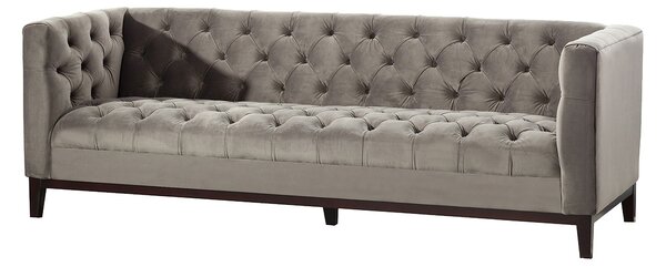 Pohovka Velvet Elite grey pre 3 osoby