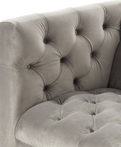 Pohovka Velvet Elite grey pre 3 osoby