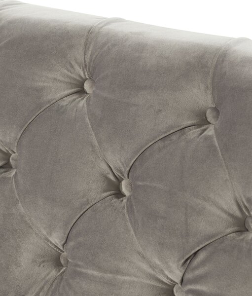 Pohovka Velvet Elite grey pre 3 osoby