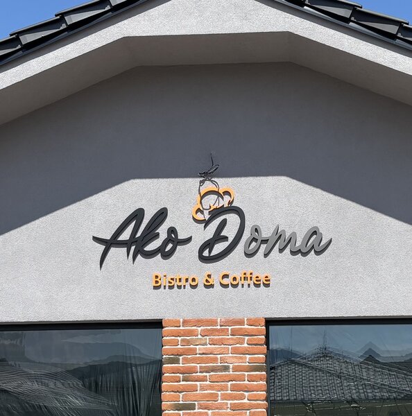 3D logo na fasádu