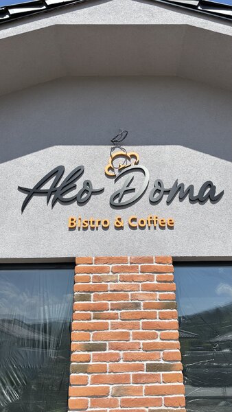 3D logo na fasádu
