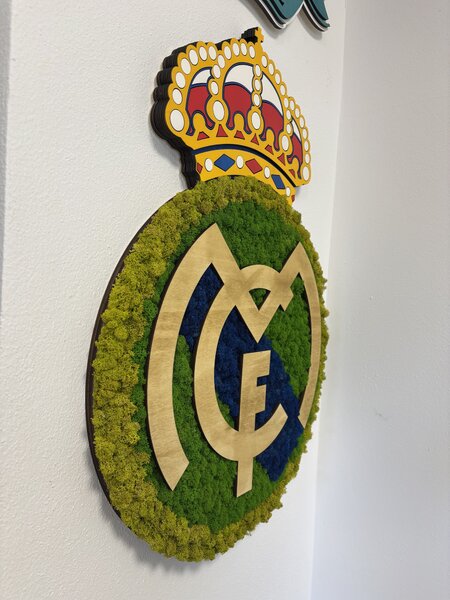 Machové logo - Real Madrid Veľkosť: 47 x 34cm