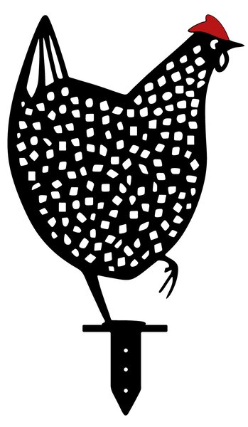 NovýNábytok.sk Dekoratívna sada kovových doplnkov do záhrady Chick (čierna). Akcia -16%. Vlastná spoľahlivá doprava až k Vám domov. 1083190