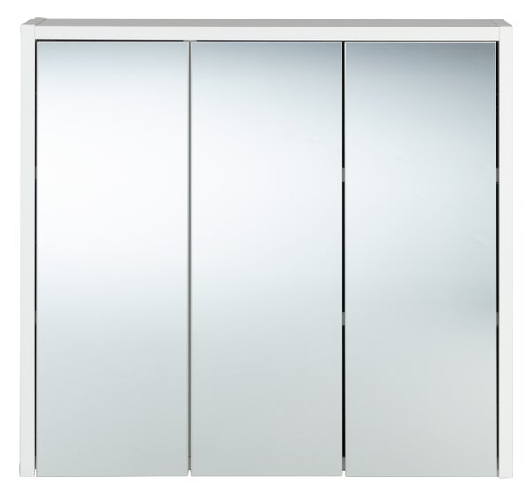 Livarno home Zrkadlová skrinka, 65 x 60 x 17 cm, biela (100364420)