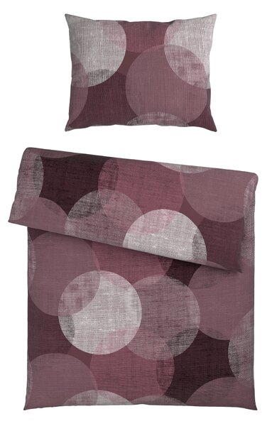 POSTEĽNÁ BIELIZEŇ, flanel, hnedofialová, 140/220 cm Esposa - Obliečky & plachty