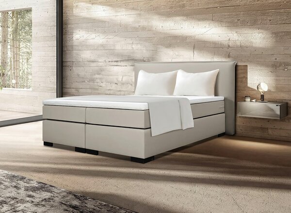 BOXSPRINGOVÁ POSTEĽ, 180/200 cm, béžová MID.YOU - Online Only spálne, Online Only