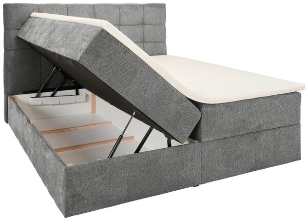 AMERICKÁ POSTEĽ, 160/200 cm, sivá Boxxx - Online Only spálne, Online Only